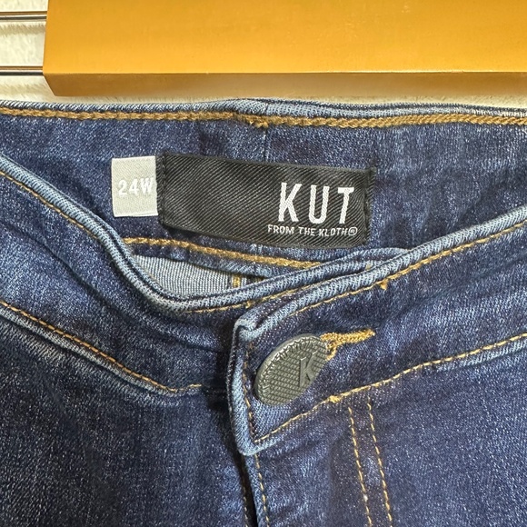 Kut From The Cloth Women's Jeans 24W Blue High Rise Natalie Boot Cut - Picture 8 of 12